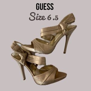 Guess Gold Heels Size 6.5, offers welcome…